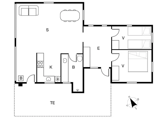 30383-odder-lyngbakkevej-10 度假居